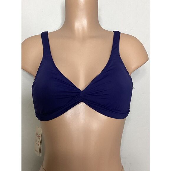 New. Tommy Bahama S- bottom/XS- top navy underwire bikini set. - Picture 6 of 11